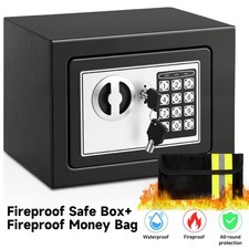 0.25 Cubic Feet Electronic Digital Safe Box, Steel Money Safe Box for Home Black Office Safe price