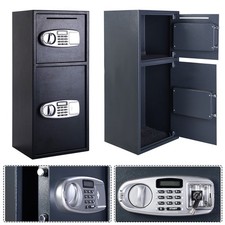 Double Door Digital Safe Depository Drop Box Safes Cash Office Security Lock Office Safe price