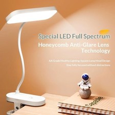 USB Clip-On LED Desk Lamp Rechargeable Reading Light for Dorm & Office Office Desk Lamp price