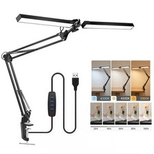 LED Desk Lamp Adjustable Swing Arm Lamp with Clamp Eye-Caring Reading Desk Light Office Desk Lamp price