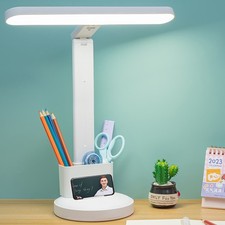 USB Rechargeable LED Desk Lamp Home Office Light with Pen Container Phone Holder Office Desk Lamp price
