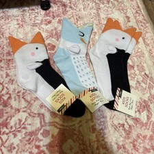Set Of 3 Kids Socks Size 7-8.5 Boys' Socks Set price