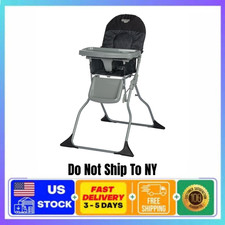 Cosco Kids Simple Fold High Chair Black Portable Folding Baby Feeding Seat Portable High Chair price