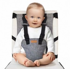 NEW Portable Baby High Chair Seat Belt Travel Compact Grey Color Portable High Chair price