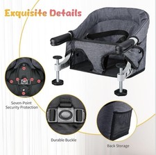 Hook On Chair | Clip On High Chair | Portable Table Clamping Chair for Babies Portable High Chair price