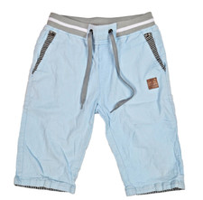 boys youth Linen capri shorts blue M Boys' Capri Pants price