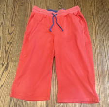 Boden Boys Solid Capri Pants Red/Blue Drawstring Pockets Size 14Y Boys' Capri Pants price