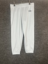 Under Armour Boys Size Large Gray Baseball Pants Boys' Capri Pants price