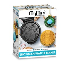 MyMini Snowman Holiday Waffle Maker, 550 Watts NEW Waffle Maker price