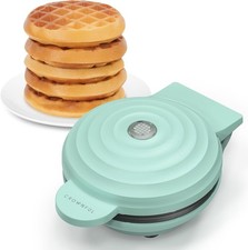 CROWNFUL 4 Inch Mini Non Stick Waffle Maker Compact Breakfast Machine Waffle Maker price