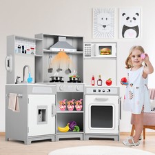 JOYLDIAS Kids Cooking Pretend Play Kitchen Set Wooden Corner Playset Toys Gifts Kitchen Corner Set price