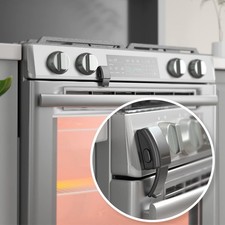 1 Pack Childproof Oven Front Lock Easy Install Durable Heat-Resistant Black Baby Oven Lock price