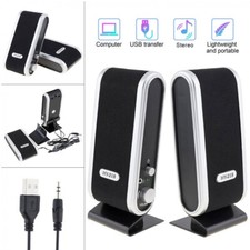 PC Computer Speakers 2.0 Stereo USB 3.5 mm Jack Desktop Laptop Clear Sound Computer Speakers price