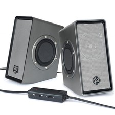 GOgroove Computer Speakers for Desktop PC, USB Powered Plug and Play 3.5mm AUX Computer Speakers price