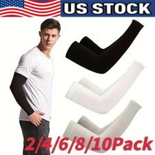 3 Pairs Cooling Arm Sleeves Cover UV Sun Protection Sports Outdoor For Men Women Women's Arm Sleeves price