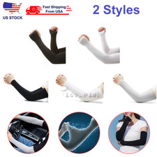 1 Pair Cooling Arm Sleeves UV Sun Protect Covers For Men Women Outside Sport US Women's Arm Sleeves price