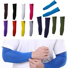 Summer Cooling Arm Sleeves Cover UV Sun Protection Sports Outdoor for Men Women Women's Arm Sleeves price