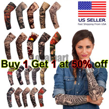 20PCS Tattoo Cooling Arm Sleeves Cover Unisex Sports Outdoor UV Sun Protection Women's Arm Sleeves price