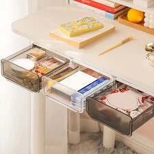 Under-Desk Drawer Storage Box - No-Drill Invisible Organizer, Pull-Out Office AA Office Drawer Unit price