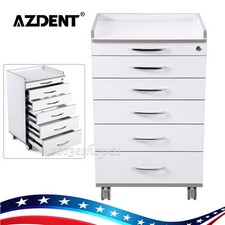 5 Drawers Office Mobile Cabinet Cart Beauty Office Storage Trolley with Dividers Office Drawer Unit price