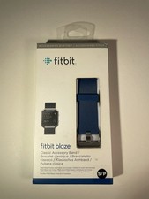 Fitbit Blaze Classic Accessory Band  Size Large Blue NIB Smart Bracelet Accessory price