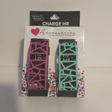 Smart Buddie Charge HR Voguestrap Fitbit Cover 2 pack Purple Teal 2pk Accessory Smart Bracelet Accessory price
