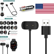 3ft USB Charger for Smartwatch Active GTR Mini GTS 2 Bip 5 Bip U Pro Accessories Smart Bracelet Accessory price