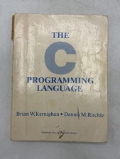 The C Programming Language by Kernighan & Ritchie 1978 Paperback Textbook Bell Computer & Programming Education Software price
