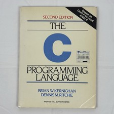 C Programming Language 2nd Edition Kernighan Ritchie 1988 ANSI Computer & Programming Education Software price