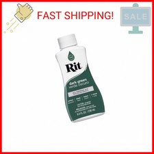 Rit Liquid Fabric Dye, 8-Ounce, Dark Green, 8 Fl Oz (Pack of 1) Fabric Dye price