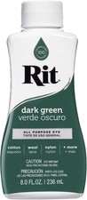 Rit Liquid Fabric Dye 8-Ounce Dark Green – Tinte Líquido para Telas Verde Oscuro Fabric Dye price