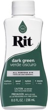 Rit Liquid Fabric Dye, 8-Ounce, Dark Green, 8 Fl Oz (Pack of 1) Fabric Dye price