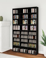DVD Storage Shelf, 8-Tier Media Storage Cabinet with Adjustable Shelves CD - DVD Shelf / Unit / Cabinet price