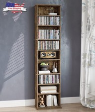 9 Shelf CD DVD Rack Storage Organizer Media Cabinet Tower Multimedia Holder CD - DVD Shelf / Unit / Cabinet price