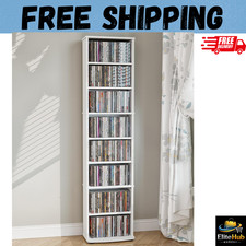 CD Storage Tower  8-Tier CD Cabinet with Adjustable Shelves DVD Stand Tower for CD - DVD Shelf / Unit / Cabinet price