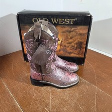 Old West Girls Size 12.5 D Pink Cowboy Boot Girls' Booties price