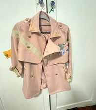 Disney Zootopia Judy Hopps Pink Girls Trench Coat 4T Button Pockets Girls' Raincoat price