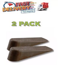 Brown Rubber Door Stops (2 per Pack) Door Stopper price