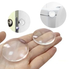 6Pcs Wall Door Handle Stopper Silicone Transparent round Protector Self-Adhesive Door Stopper price