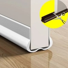 Under Door Bottom Seal Strip Stopper Adjustable Twin Door Draft Guard Soundproof Door Stopper price
