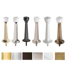 Premium Door Stoppers Metal Elegant Rigid Doorstop Nickel ORB Brass White Chrome Door Stopper price