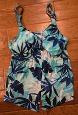 EUC Floral Tankini Top Size 14 Layered Style Tankini price