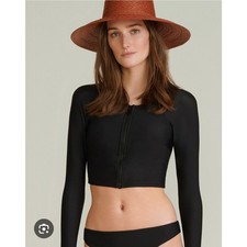 Veronica Beard Misali Rashguard Swim Top size L Tankini price