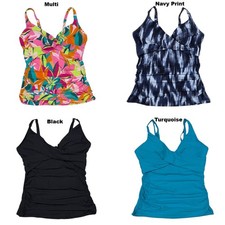 Anne Cole Women's Limited Edition UPF 50 Tankini Top Tankini price