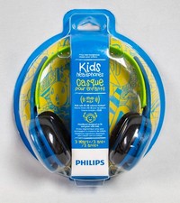 PHILIPS Kids wired Headphones Comfortable & Safe Listening Blue & Green Kids' Headphones price