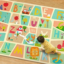 ABC Alphabet Rug for Nursery Room – 5x8 Baby Play Mat for Preschool, Washable... Baby Room Rug price