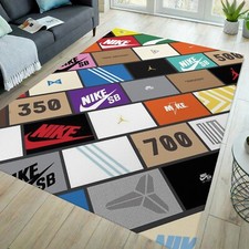 Shoebox rug, sneaker rug, sneaker room rug, shoe rug, hypebeast rug Baby Room Rug price