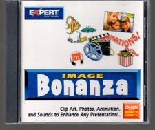 Expert Software Image Bonanza CD-ROM Clip Art Photos Animation Sounds to Enhance Photo & Clipart Software price