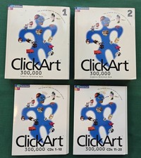 Broderbund Click Art 300,000 20 CDs with Books Photo & Clipart Software price