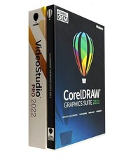 Video Studio Pro 2022 and CorelDraw Graphics Suite 2021 Bundle - Boxed Versions Photo & Clipart Software price